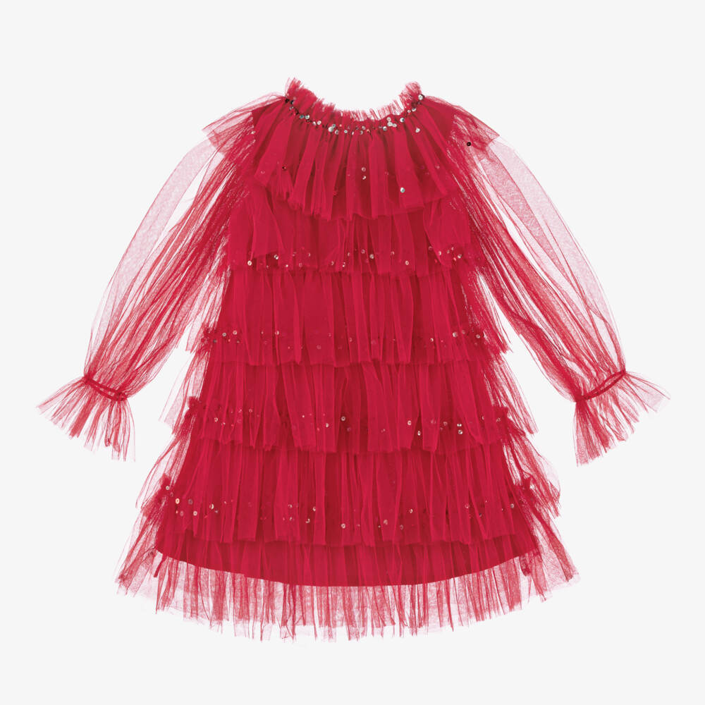 Tutu du Monde-Girls Ruby Tulle Sparkle Gown | Childrensalon Outlet