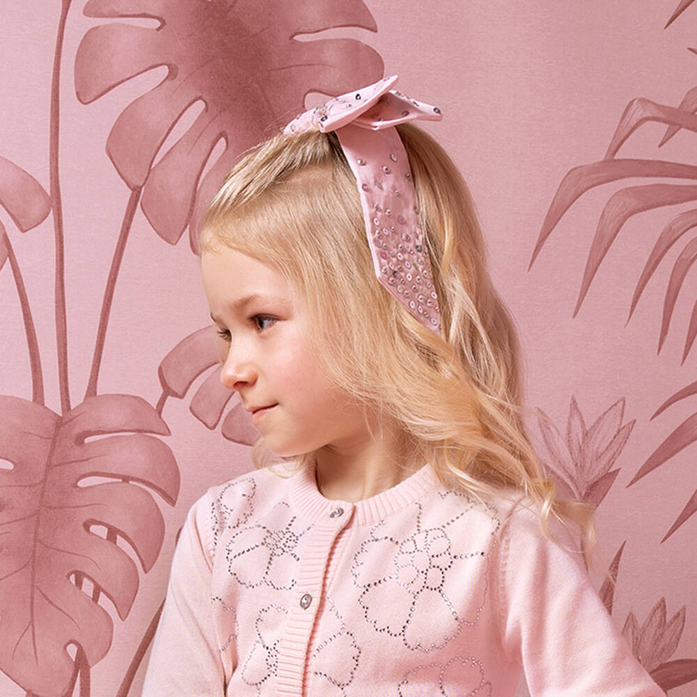 Tutu du Monde-Girls Satin Bow & Sparkle Clip | Childrensalon Outlet