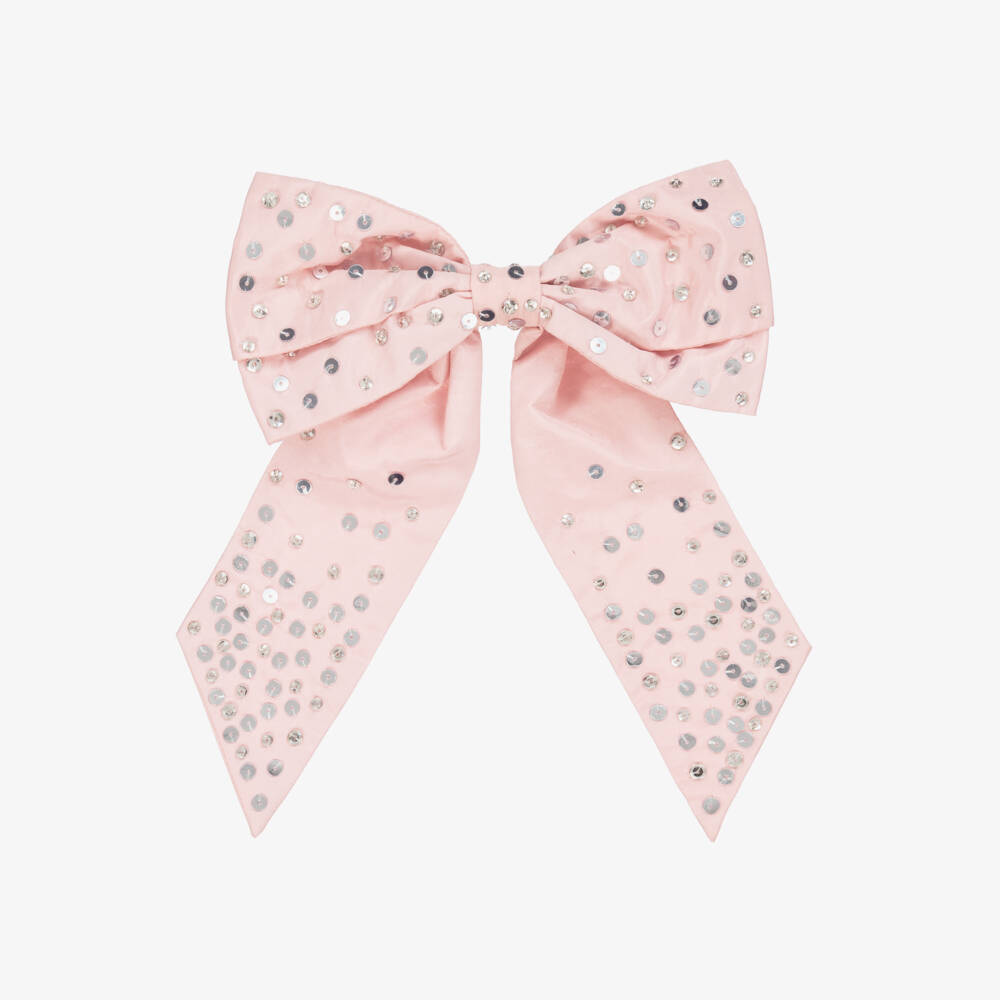Tutu du Monde-Girls Satin Bow & Sparkle Clip | Childrensalon Outlet