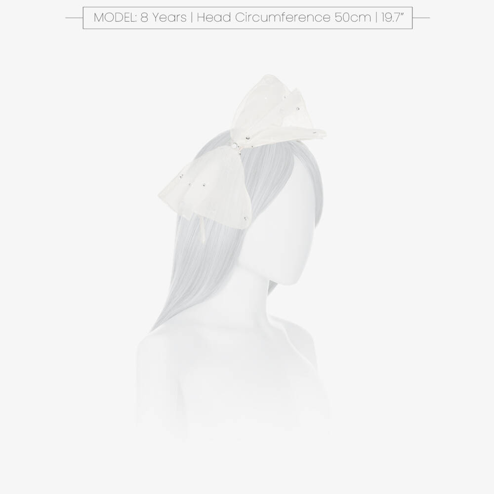 Tutu du Monde-Girls' Satin Sequin Bow Headband | Childrensalon Outlet