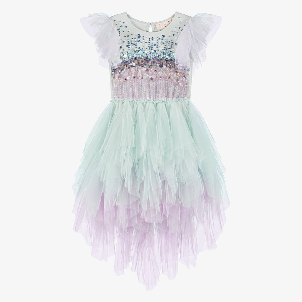 Tutu du Monde-Girls Sequin Ombre Tulle Gown | Childrensalon Outlet