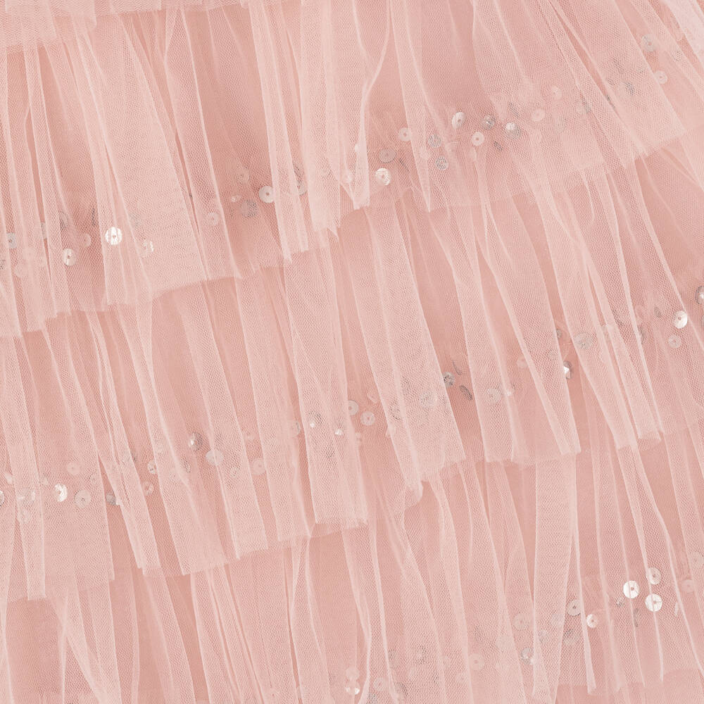Tutu du Monde-Girls Sequinned Pink Tulle Gown | Childrensalon Outlet