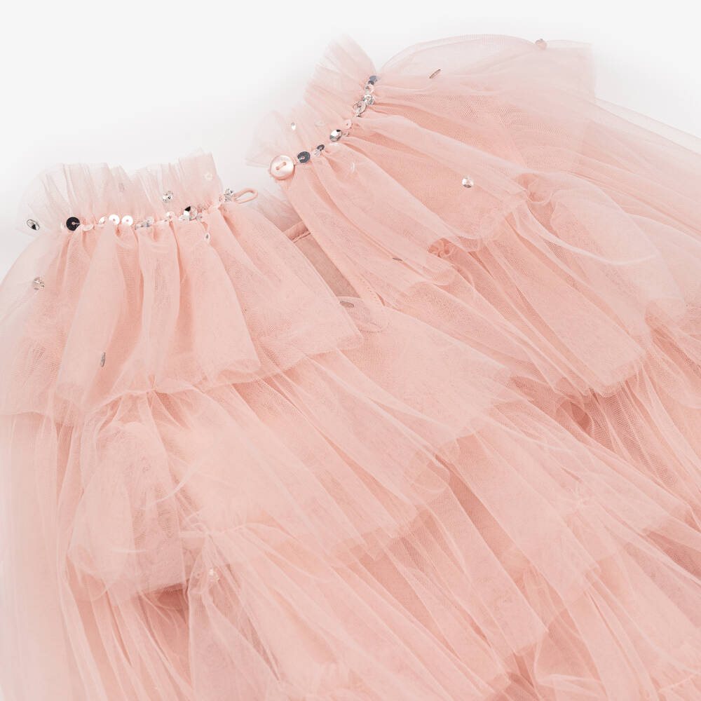 Tutu du Monde-Girls Sequinned Pink Tulle Gown | Childrensalon Outlet