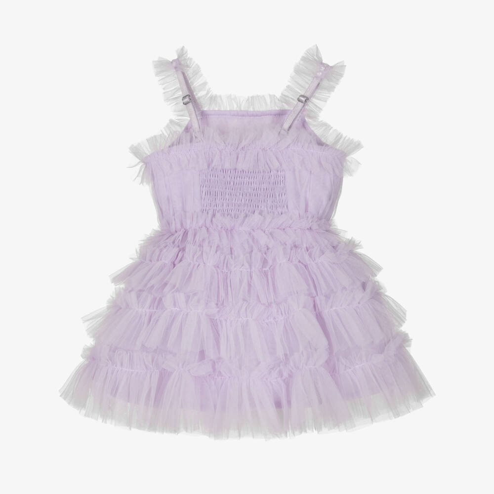 Tutu du Monde-Платье из мягкого лилового тюля для девочек | Childrensalon Outlet
