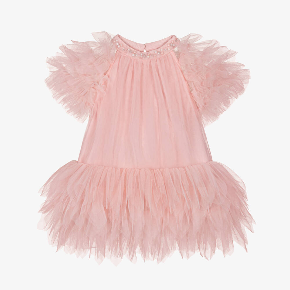 Tutu du Monde-فستان تول وردي ناعم للبنات | Childrensalon Outlet