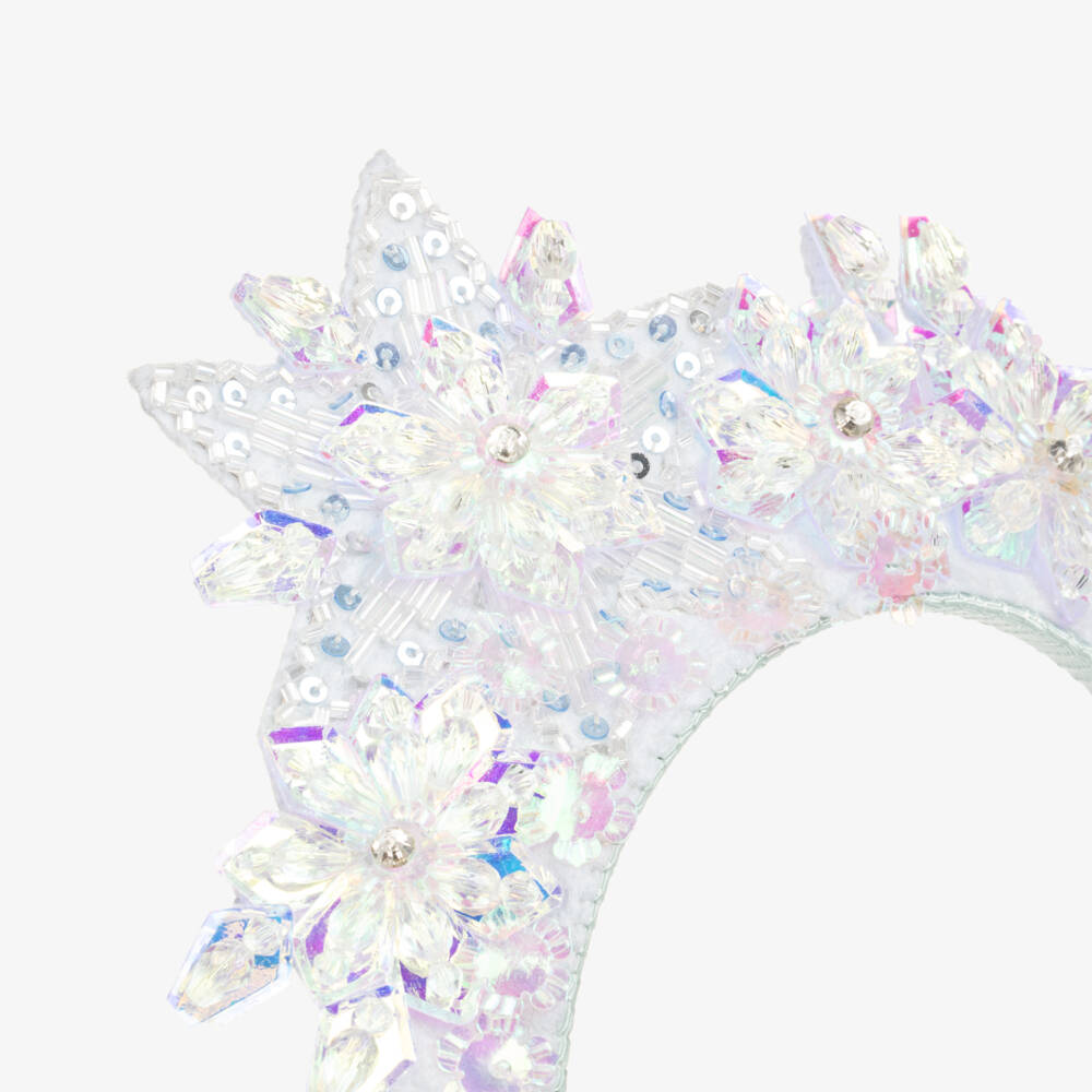 Tutu du Monde-Girls Sparkling Blue Snowflake Tiara | Childrensalon Outlet