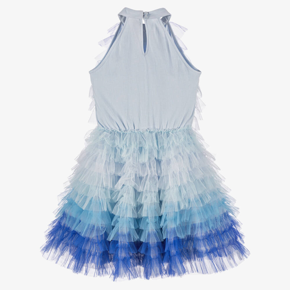 Tutu du Monde-فستان تول أزرق براق للبنات | Childrensalon Outlet