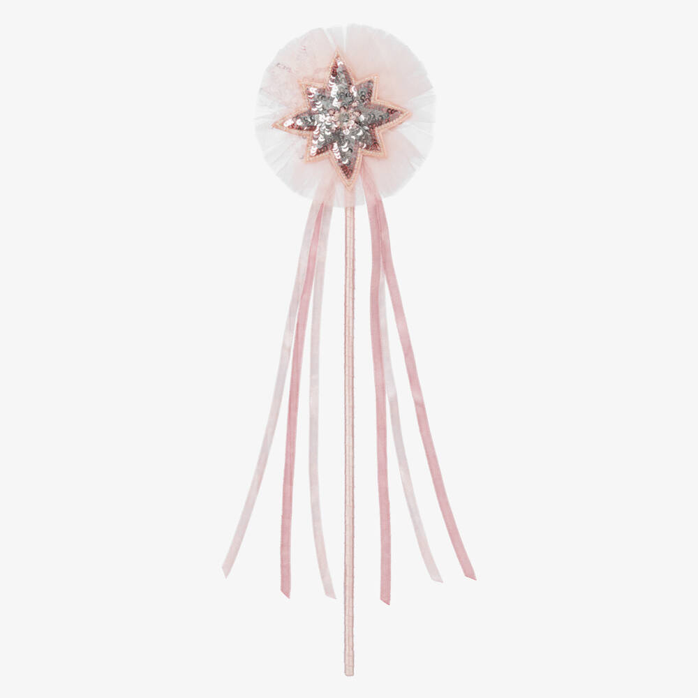 Tutu du Monde-Girls Sparkling Pink Star Wand | Childrensalon Outlet