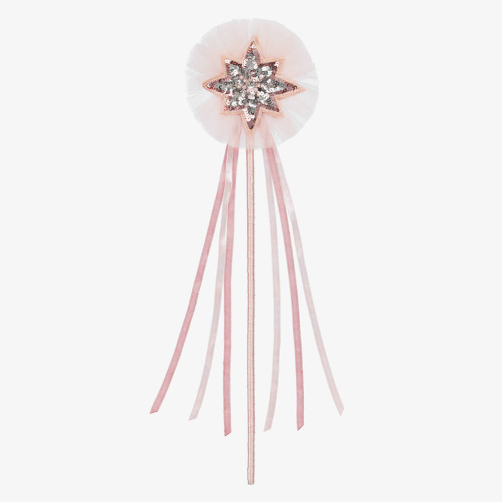 Tutu du Monde-Girls Sparkling Pink Star Wand | Childrensalon Outlet