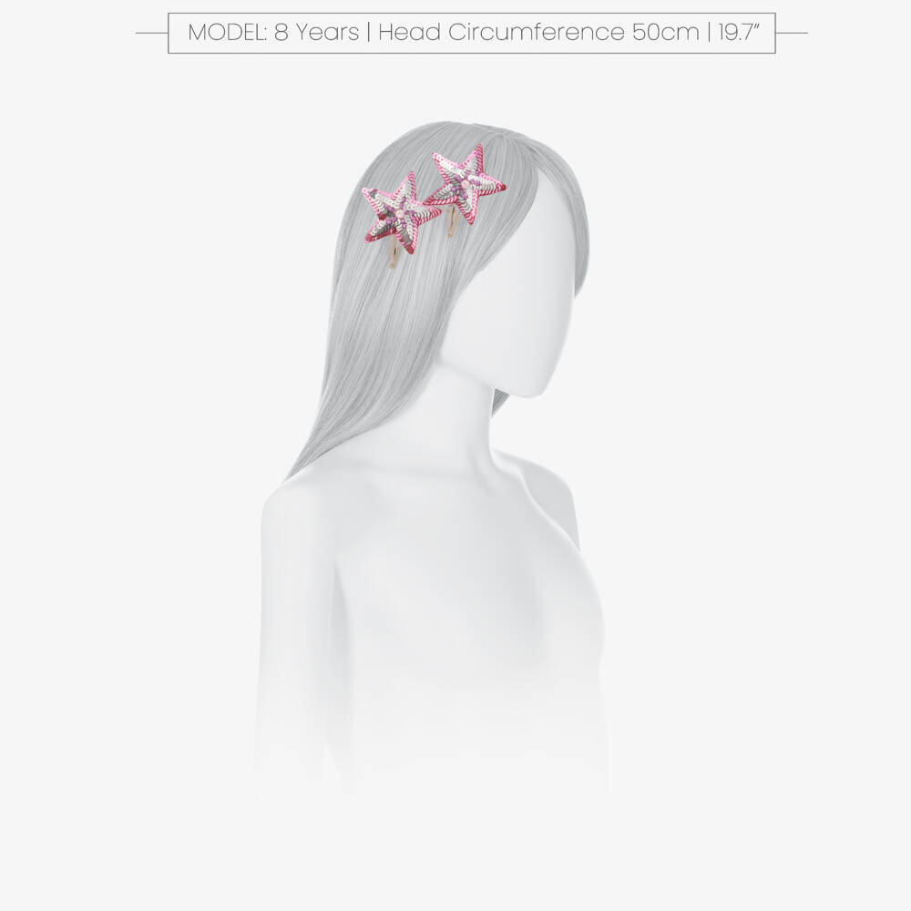 Tutu du Monde-Girls Sparkling Star Sequin Hair Clips | Childrensalon Outlet