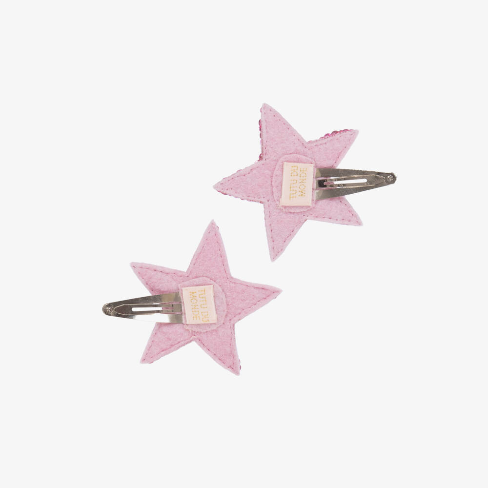 Tutu du Monde-Girls Sparkling Star Sequin Hair Clips | Childrensalon Outlet