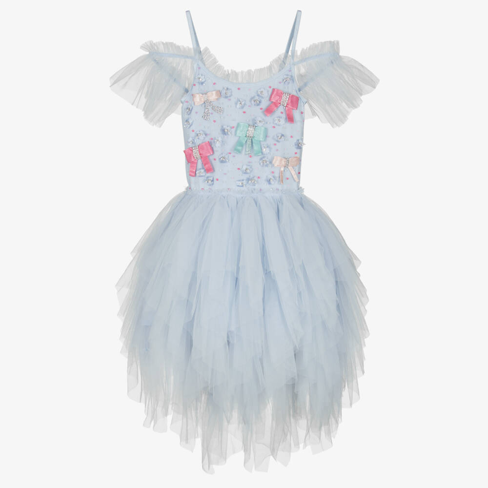Tutu du Monde-Girls Sparkling Tulle Bow Gown | Childrensalon Outlet