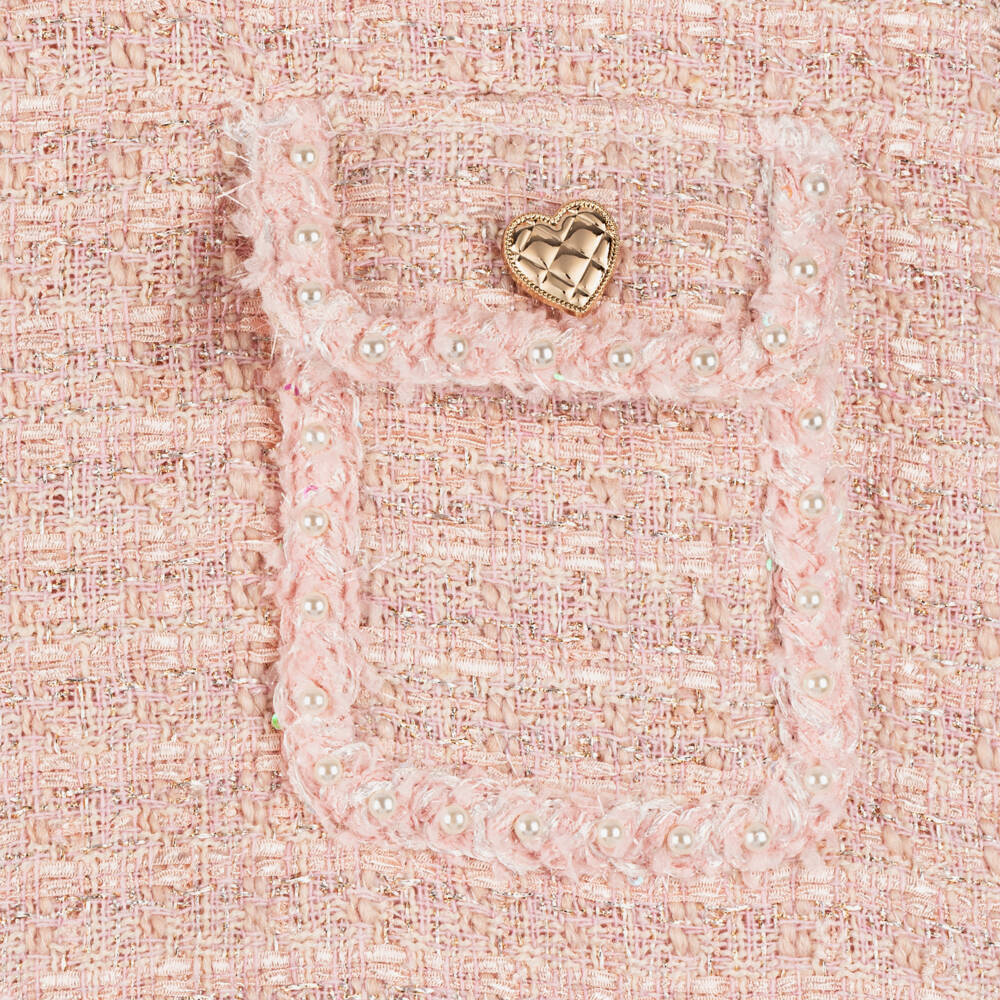 Tutu du Monde-Girls Sparkling Tweed Bow Dress | Childrensalon Outlet