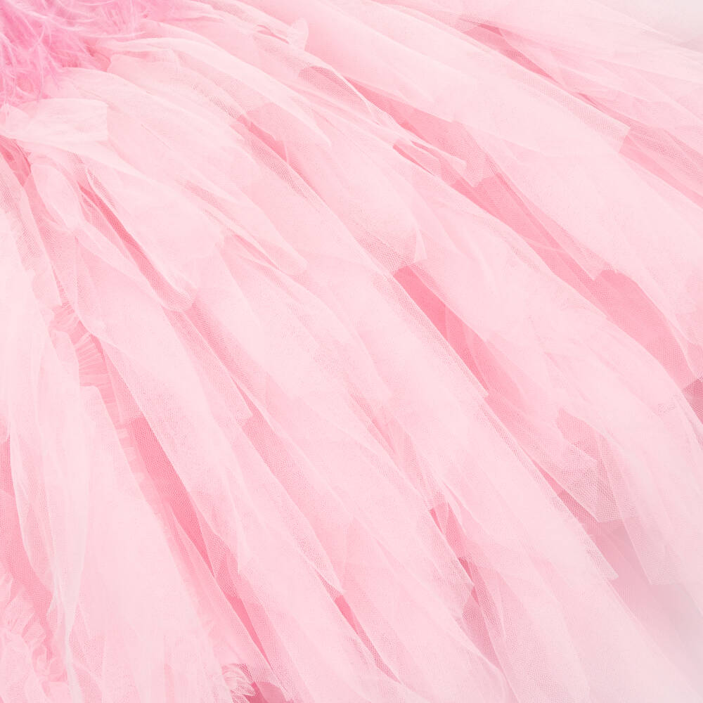 Tutu du Monde-Girls Sparkly Feathered Tulle Gown | Childrensalon Outlet