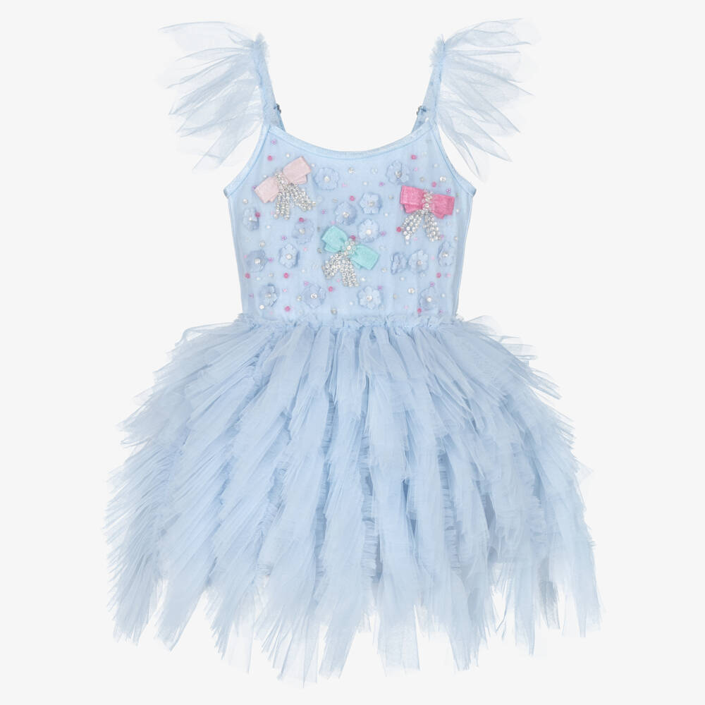 Tutu du Monde-Girls Tulle Dress with Diamanté Elegance | Childrensalon Outlet