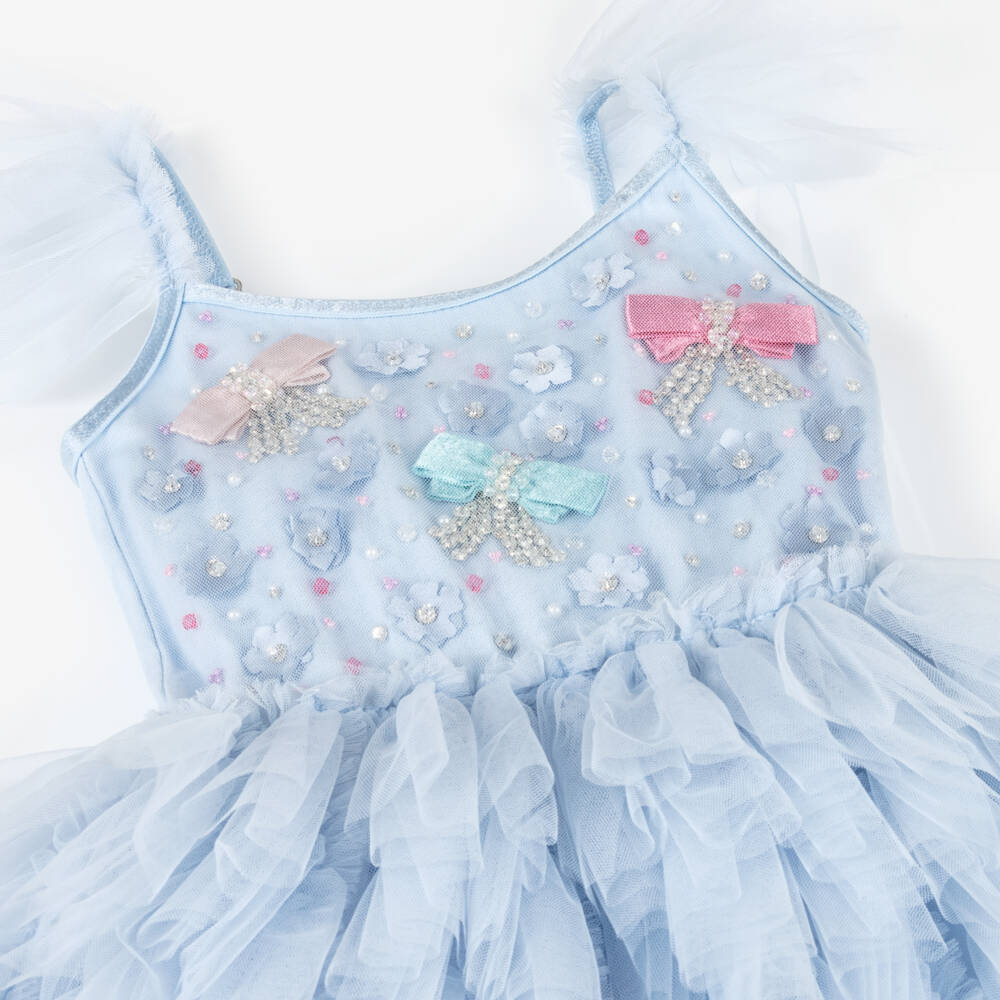 Tutu du Monde-Girls Tulle Dress with Diamanté Elegance | Childrensalon Outlet