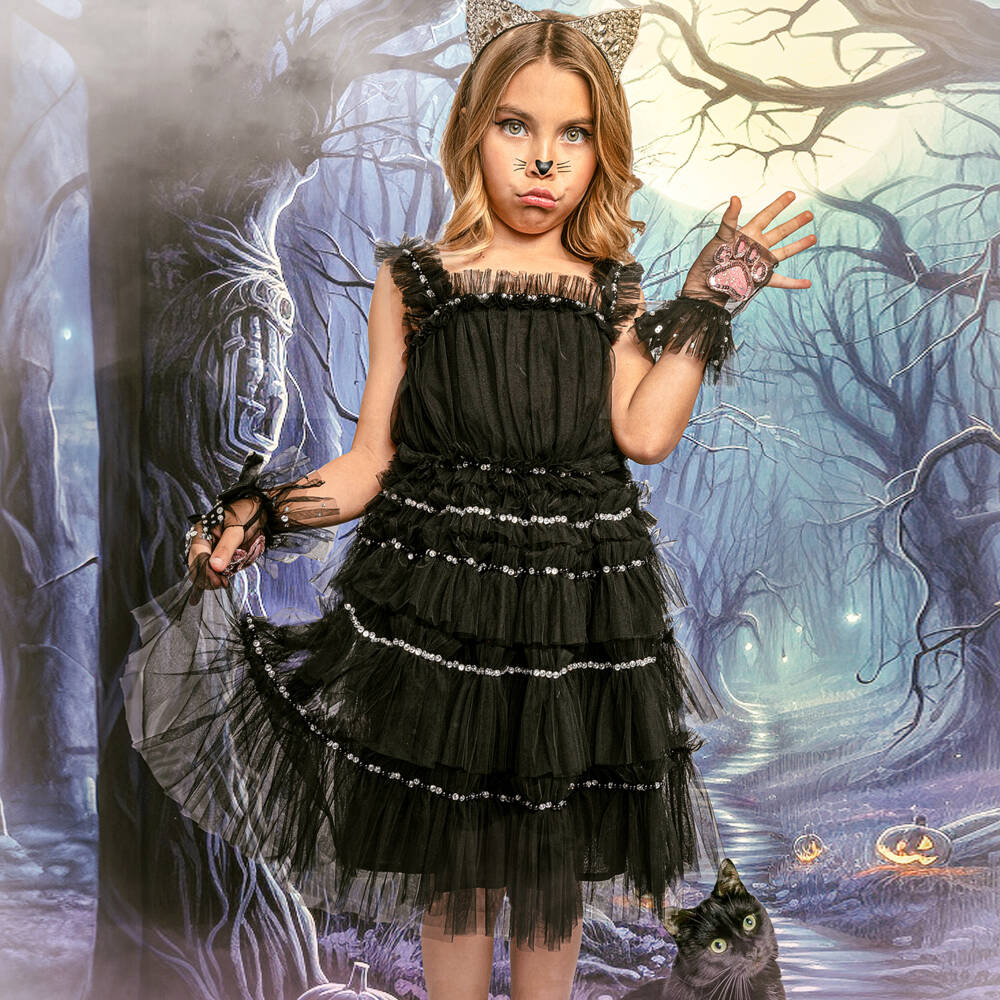 Tutu du Monde-Girls Tulle Dress with Ruffles | Childrensalon Outlet