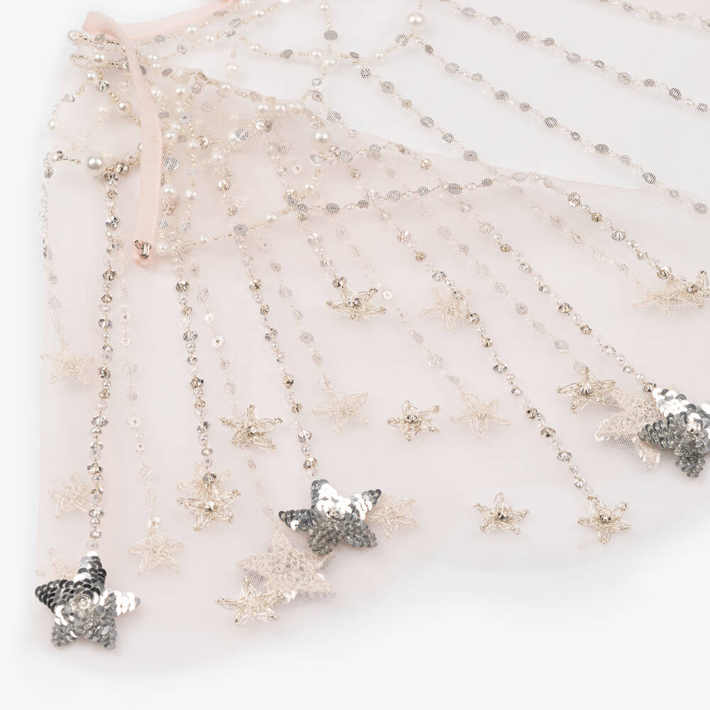 Tutu du Monde-Girls Twinkling Pink Tulle Cape | Childrensalon Outlet