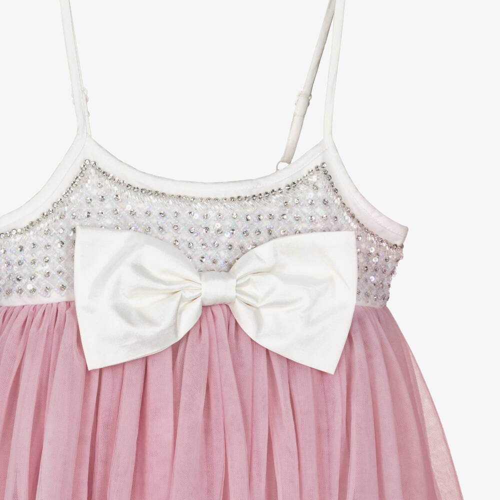 Tutu du Monde-Girls Twirl-Worthy Pink & Ivory Dress | Childrensalon Outlet
