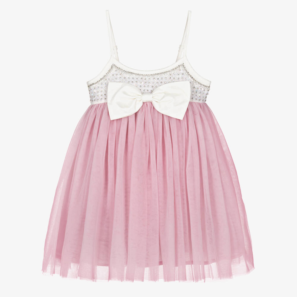 Tutu du Monde-Girls Twirl-Worthy Pink & Ivory Dress | Childrensalon Outlet