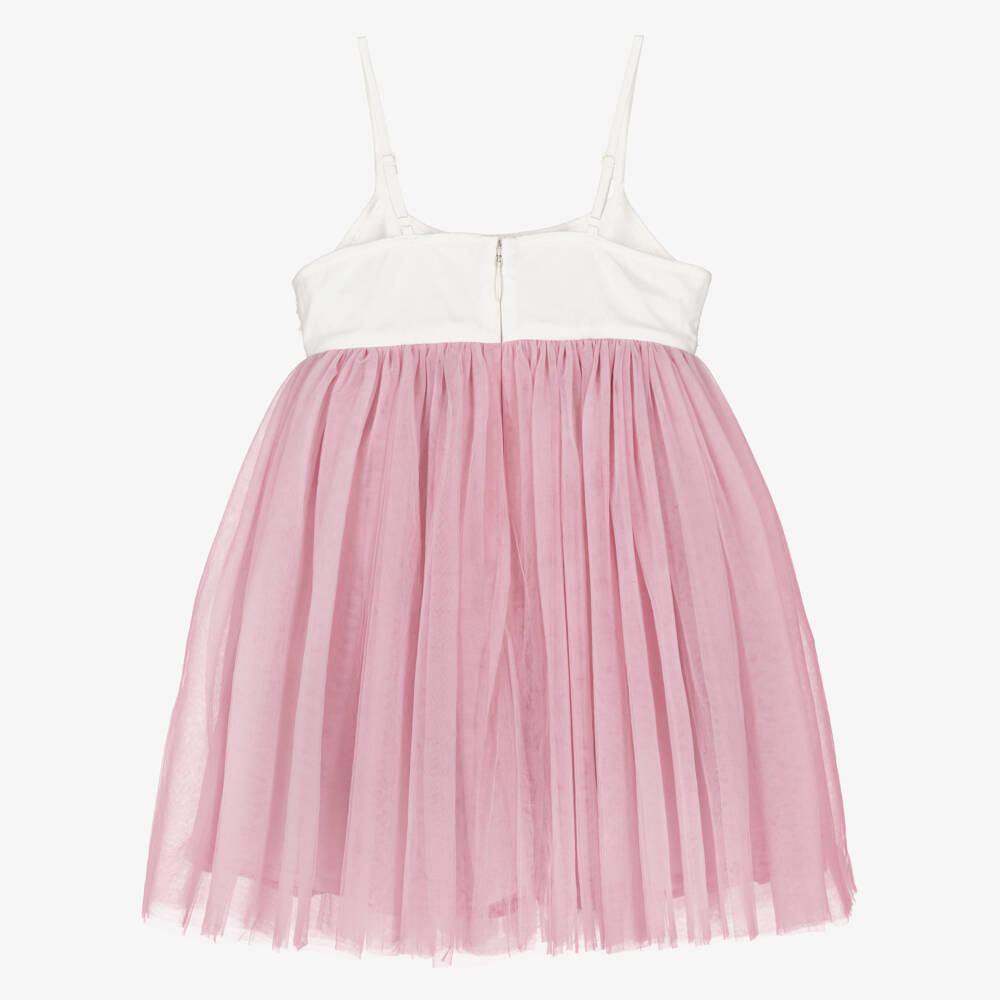 Tutu du Monde-Girls Twirl-Worthy Pink & Ivory Dress | Childrensalon Outlet