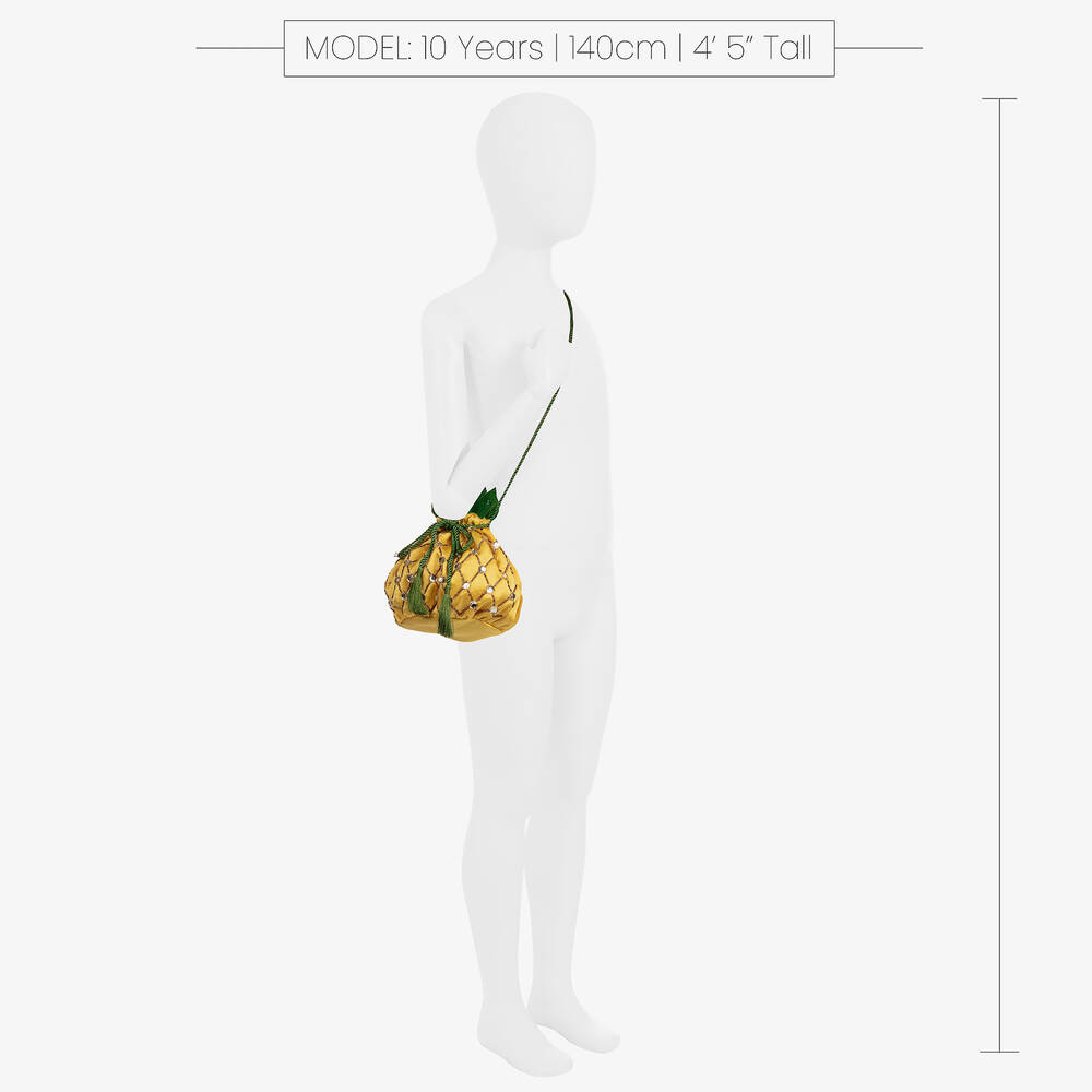 Tutu du Monde-Girls Yellow Pineapple Bag (30cm) | Childrensalon Outlet