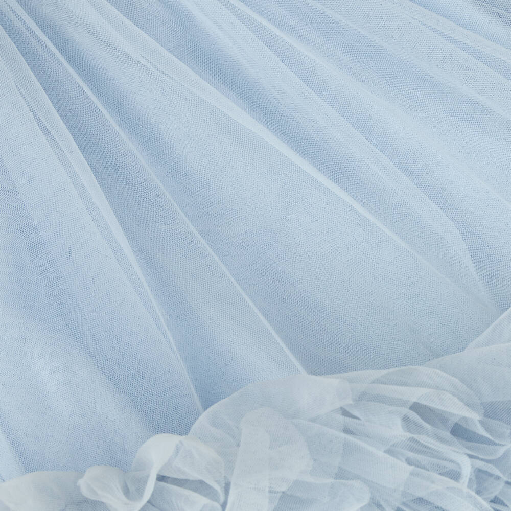 Tutu du Monde-Little Girls Elegant Blue Tulle Gown | Childrensalon Outlet