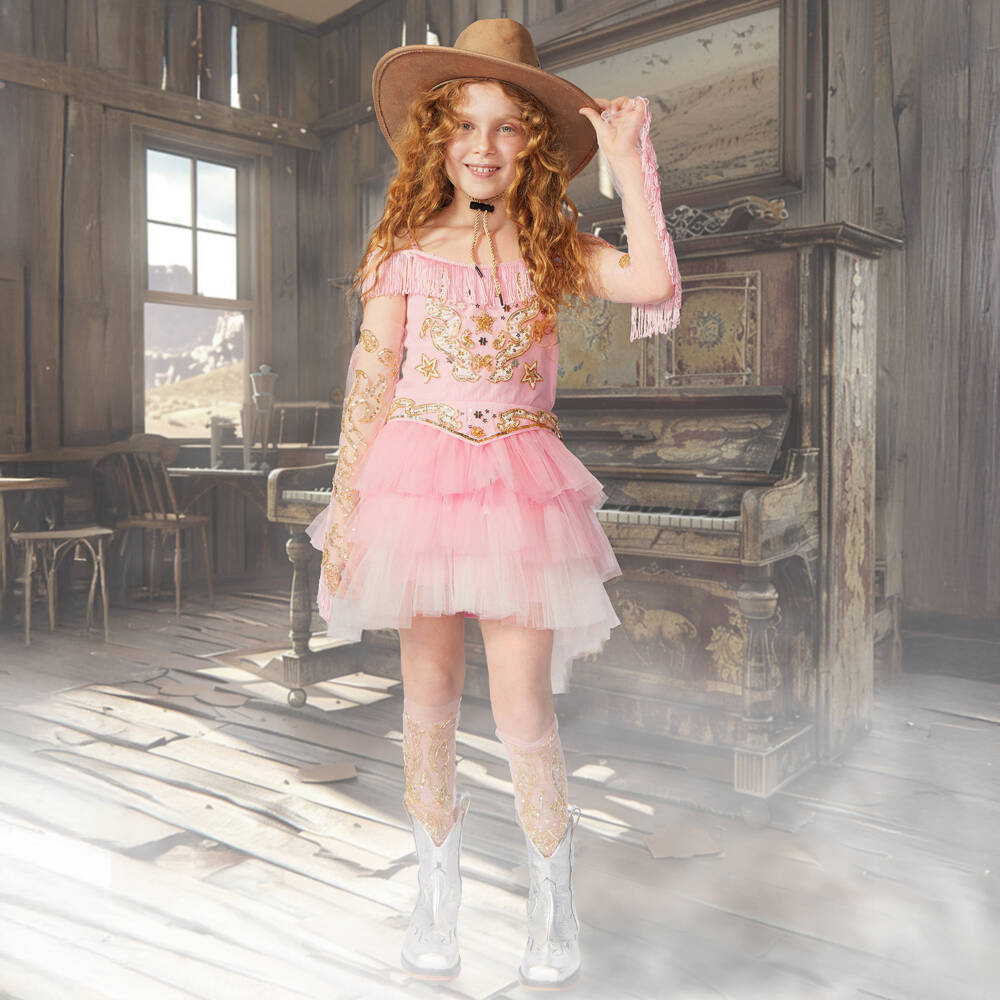 Tutu du Monde-Pink and gold legwarmers | Childrensalon Outlet