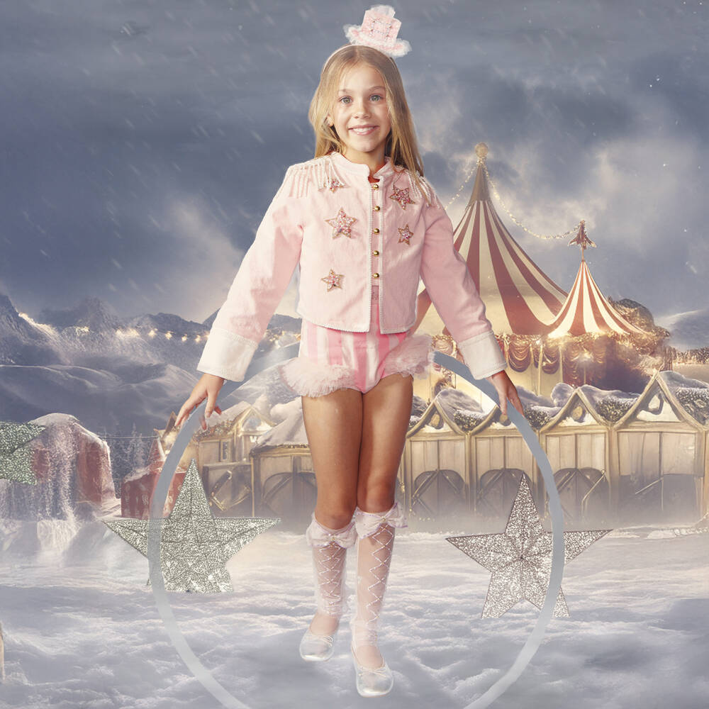 Tutu du Monde-Pink Bow Showtime Leg Warmers | Childrensalon Outlet
