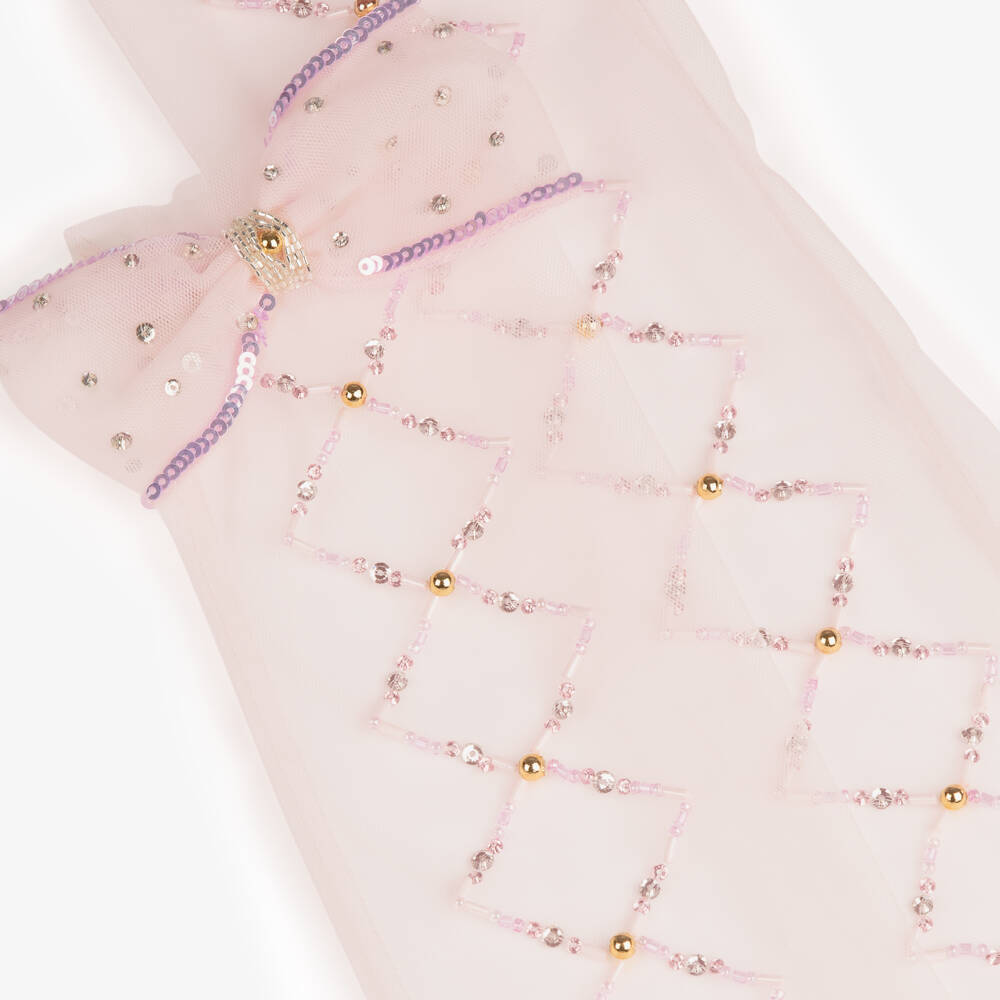 Tutu du Monde-Pink Bow Showtime Leg Warmers | Childrensalon Outlet