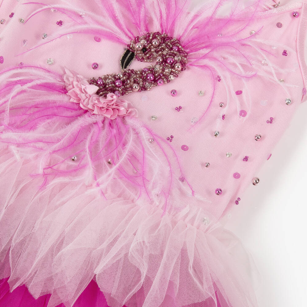 Tutu du Monde-Pink Flamingo Tutu Dress | Childrensalon Outlet