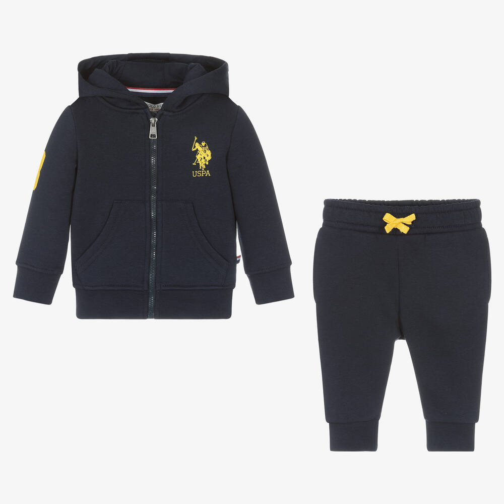 Navy blue polo tracksuit cheap