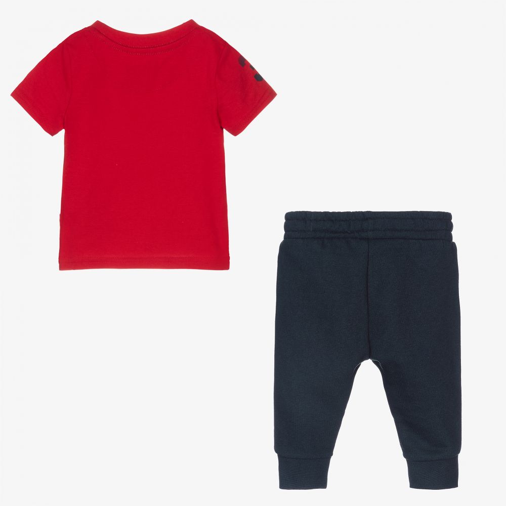 U.S. Polo Assn.-Baby Boys Red & Blue Outfit  | Childrensalon Outlet