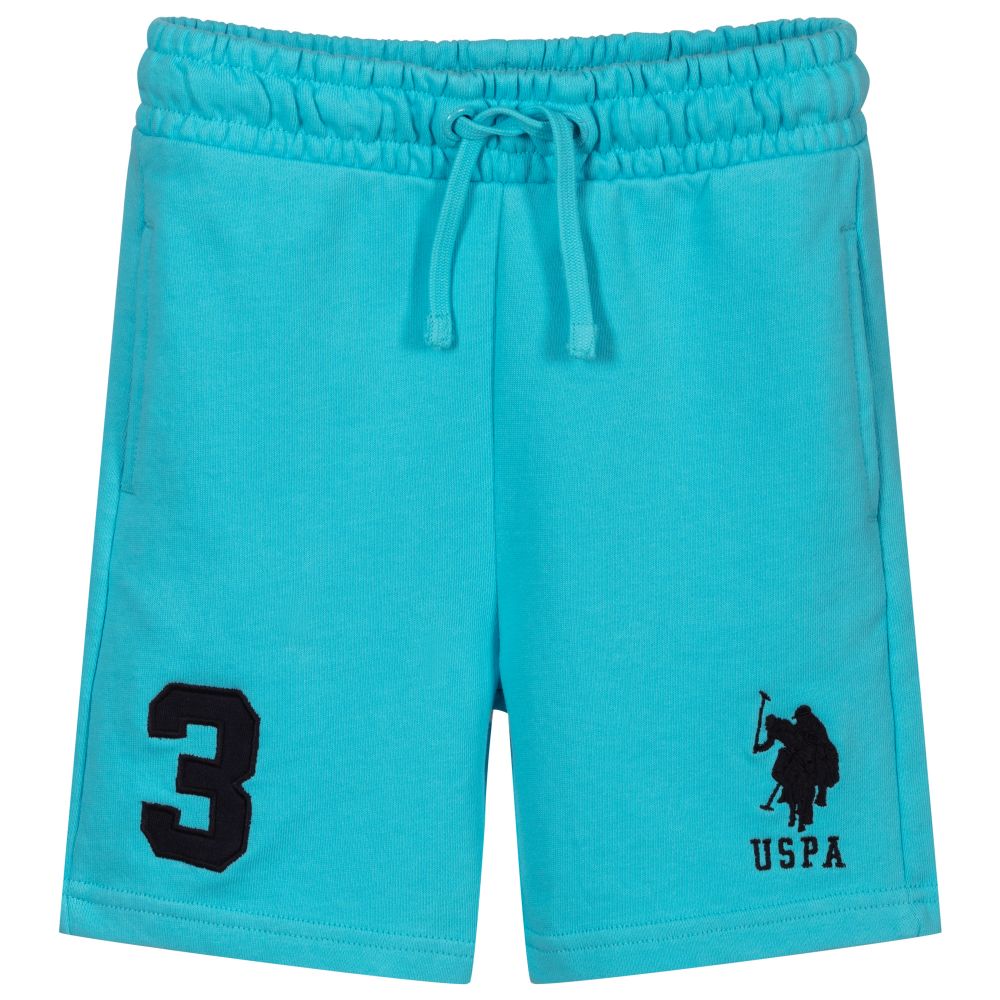 U.S. Polo Assn. - Blue Logo Jersey Shorts | Childrensalon