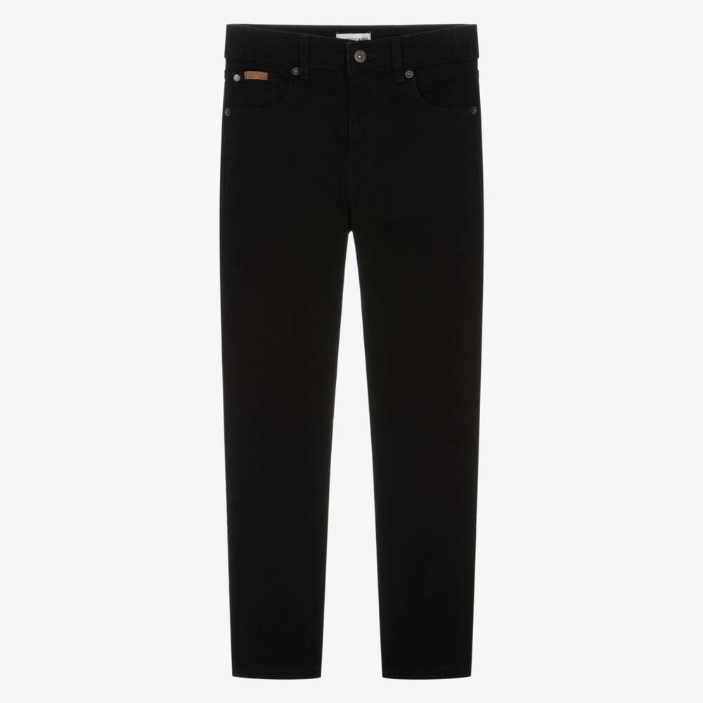 U.S. Polo Assn.-Boys Black Denim Slim Fit Jeans | Childrensalon Outlet