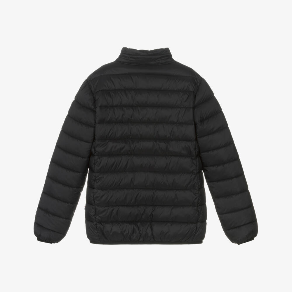 U.S. Polo Assn.-Boys Black Water Resistant Puffer Jacket | Childrensalon Outlet