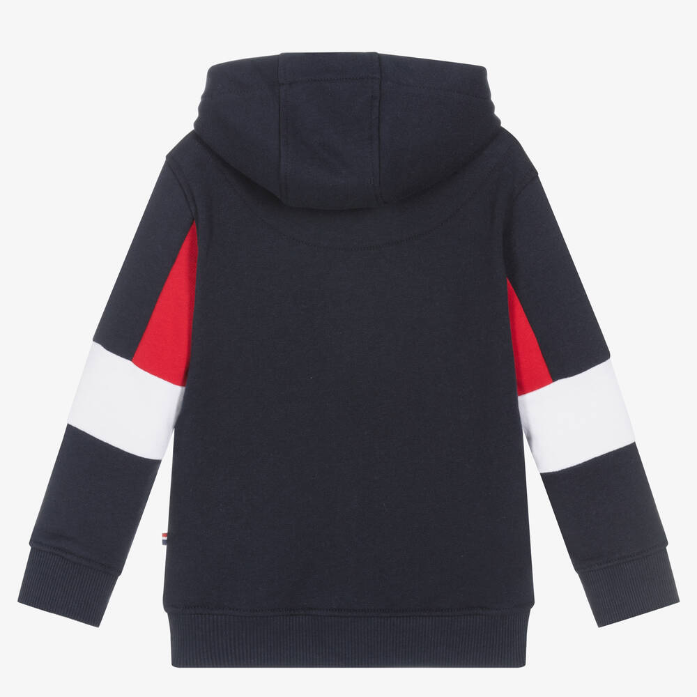 U.S. Polo Assn. Boys Blue Cotton Logo Hoodie