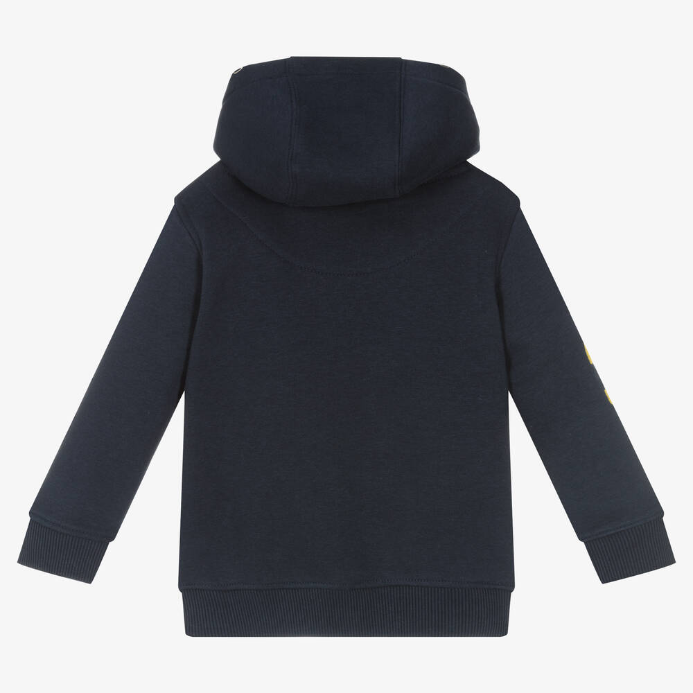 Blue polo hoodie hotsell