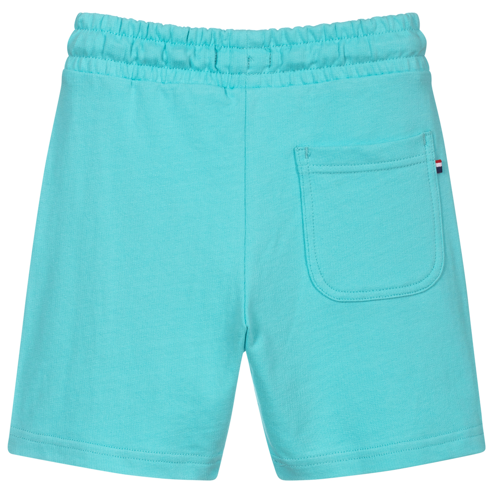 U.S. Polo Assn.-Boys Blue Cotton Logo Shorts | Childrensalon Outlet