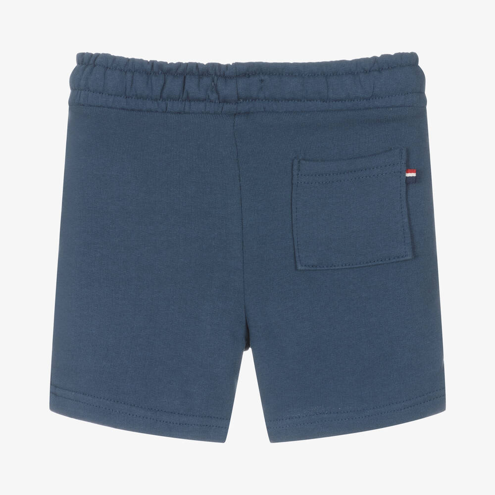 U.S. Polo Assn.-Boys Blue Cotton Logo Shorts | Childrensalon Outlet