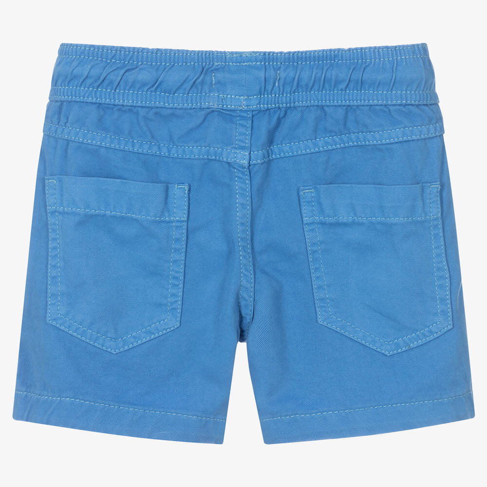 U.S. Polo Assn.-Boys Blue Cotton Shorts | Childrensalon Outlet