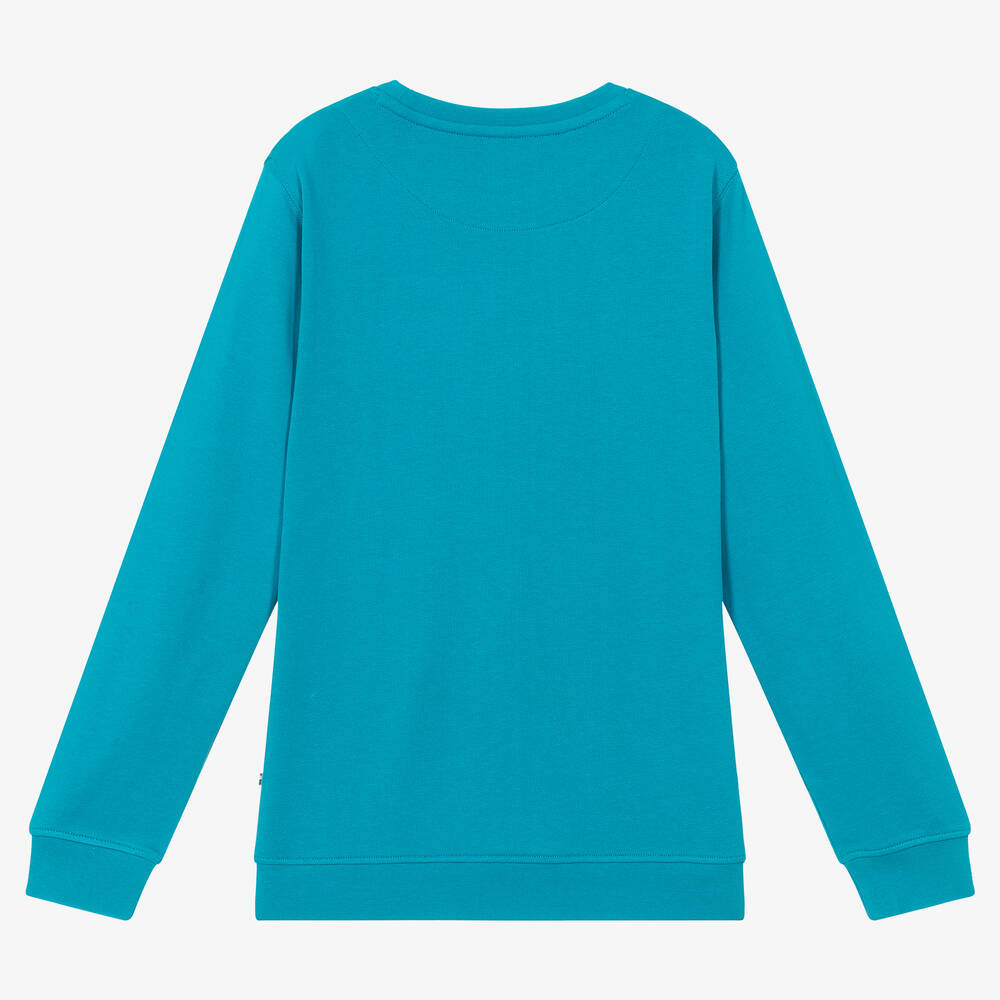 U.S. Polo Assn.-Boys Blue Cotton Sweatshirt | Childrensalon Outlet