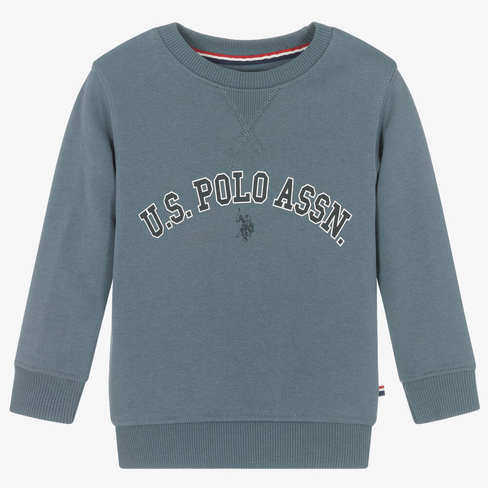 Boys Blue Cotton Sweatshirt