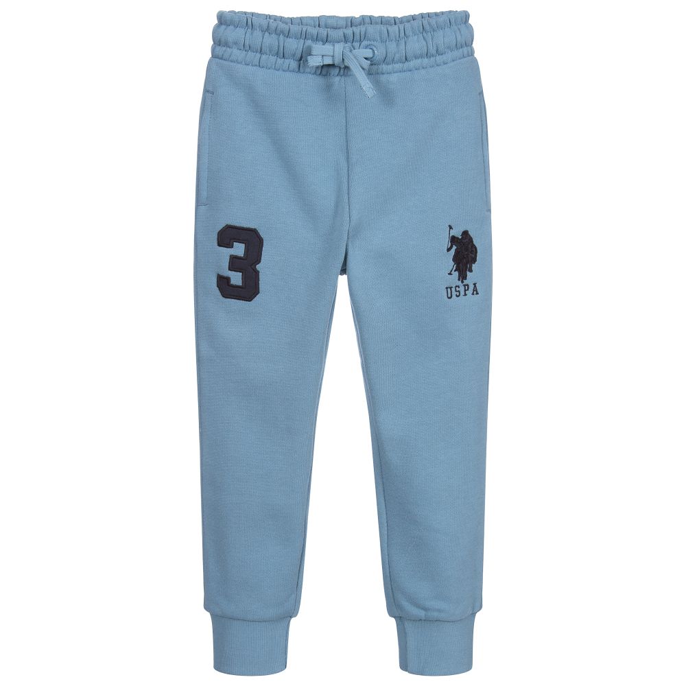 U.S. Polo Assn. - Boys Blue Logo Joggers | Childrensalon