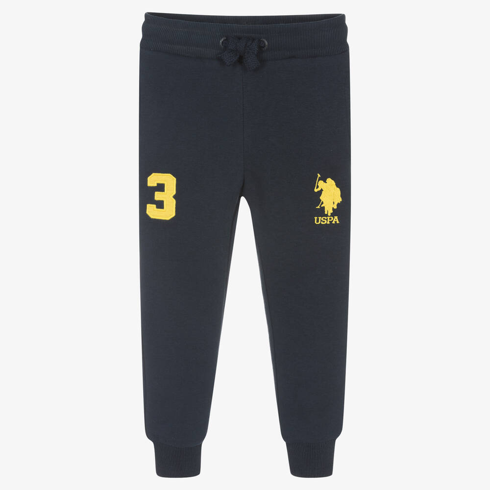 U.S. Polo Assn. Boys Blue Logo Joggers Childrensalon Outlet