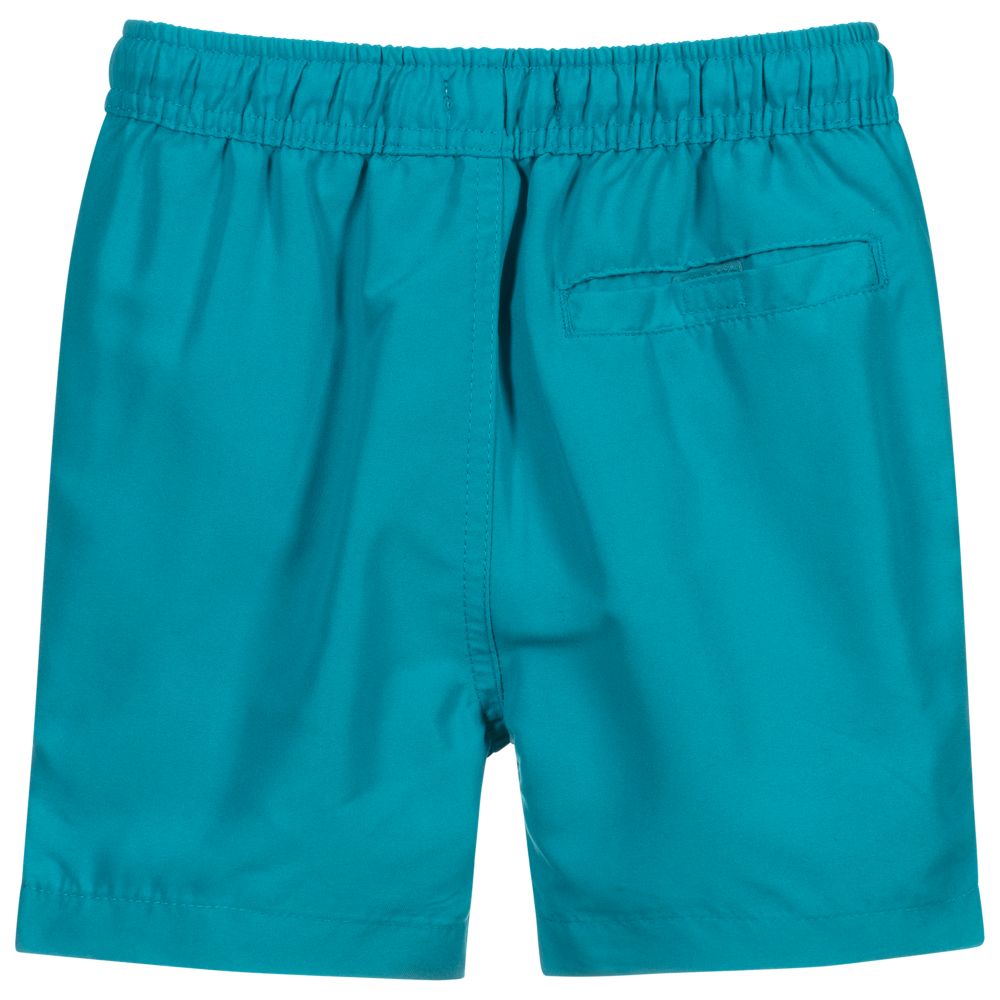 U.S. Polo Assn.-Boys Blue Logo Swim Shorts | Childrensalon Outlet