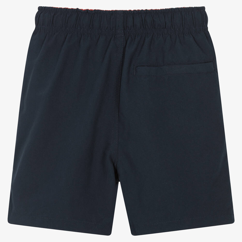U.S. Polo Assn.-Boys Blue Logo Swim Shorts | Childrensalon Outlet