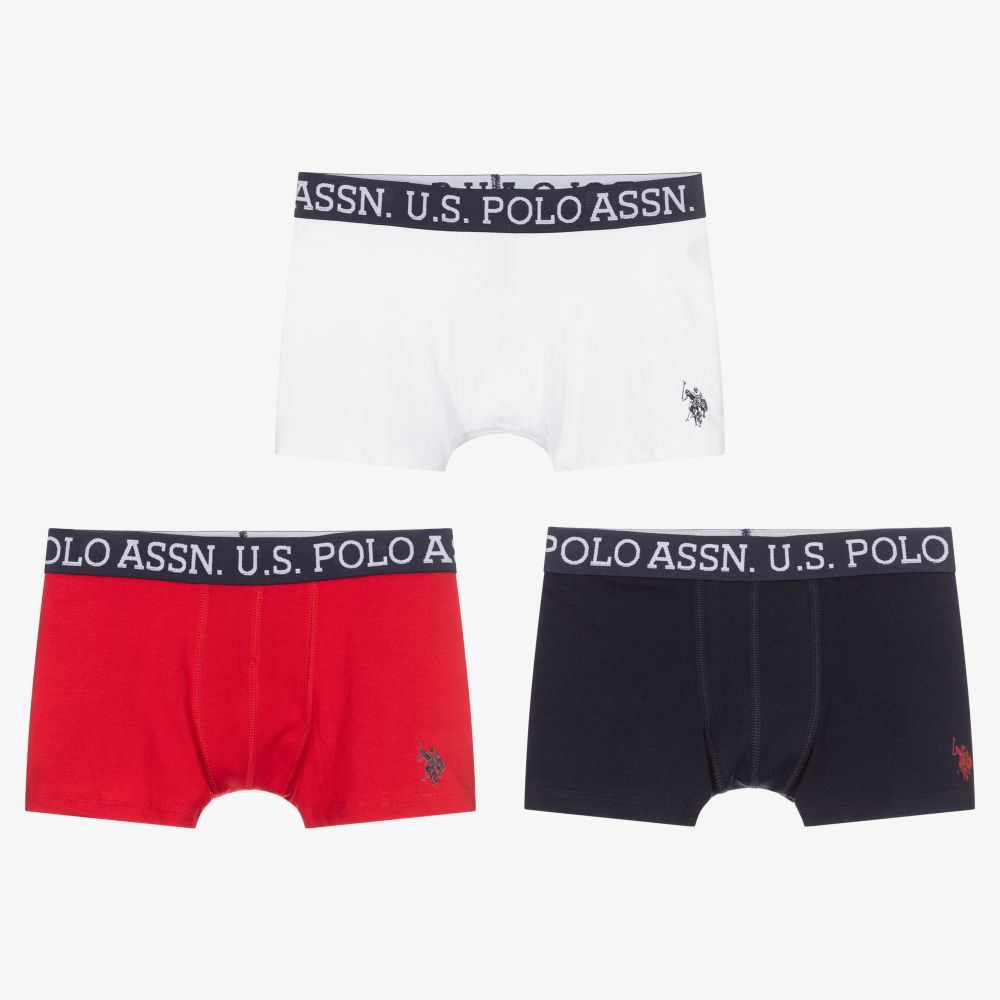 U.S. Polo Assn. - Boys Boxer Shorts (3 Pack) | Childrensalon