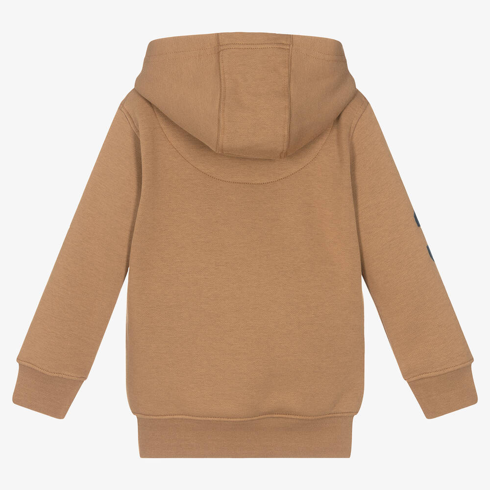 Brown polo hoodie deals