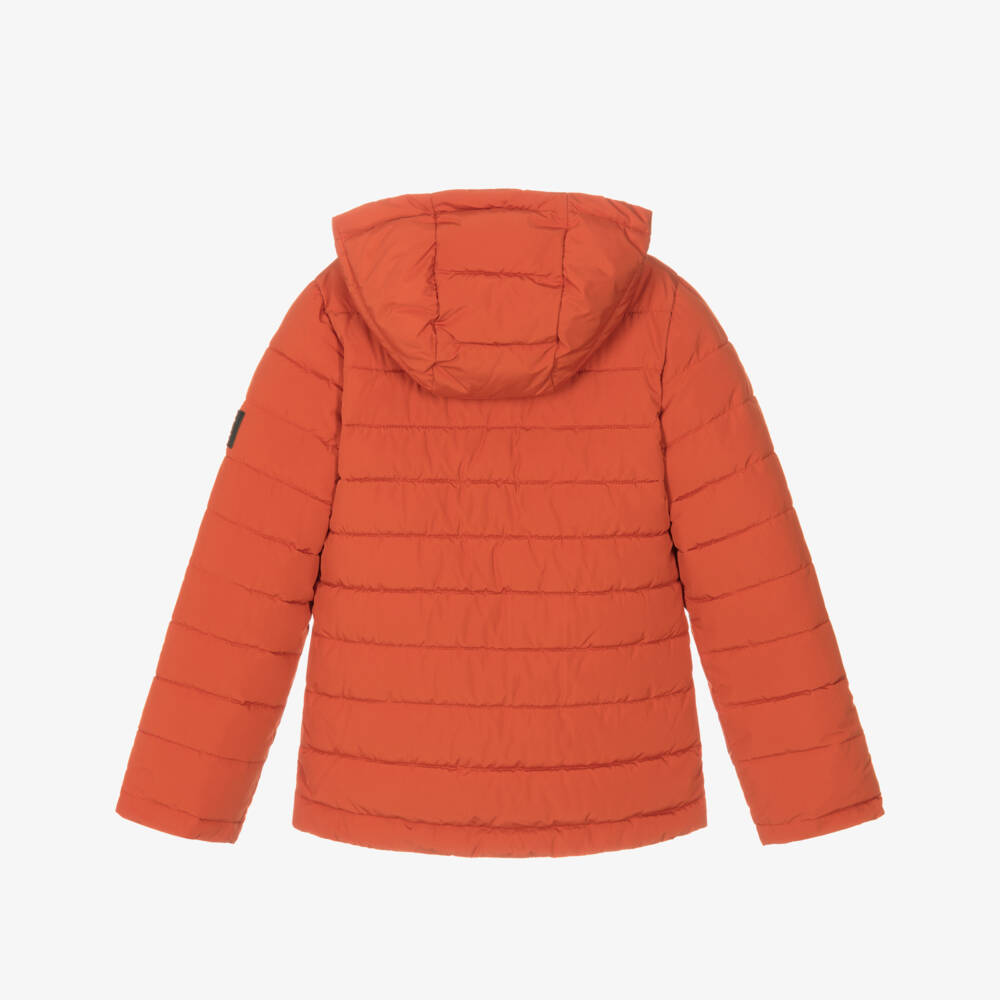 U.S. Polo Assn.-Boys Burnt Orange Padded Jacket | Childrensalon Outlet